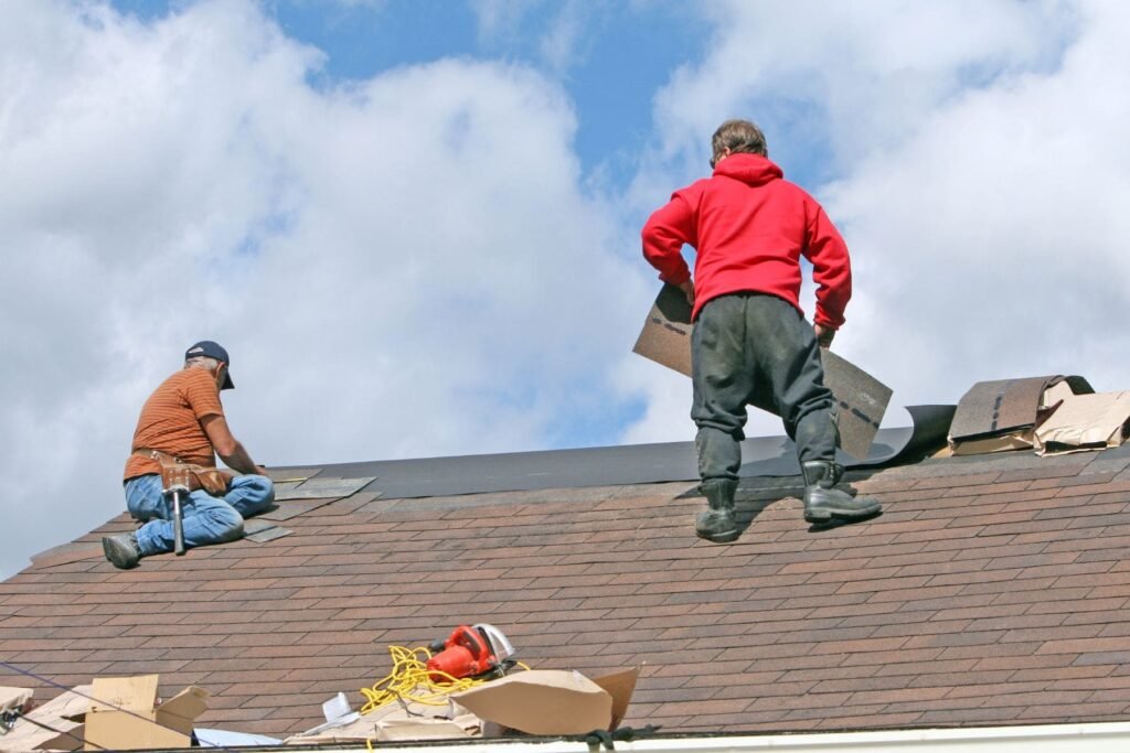 weathered wood malarkey shingles repair